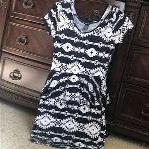 Aztec print dress